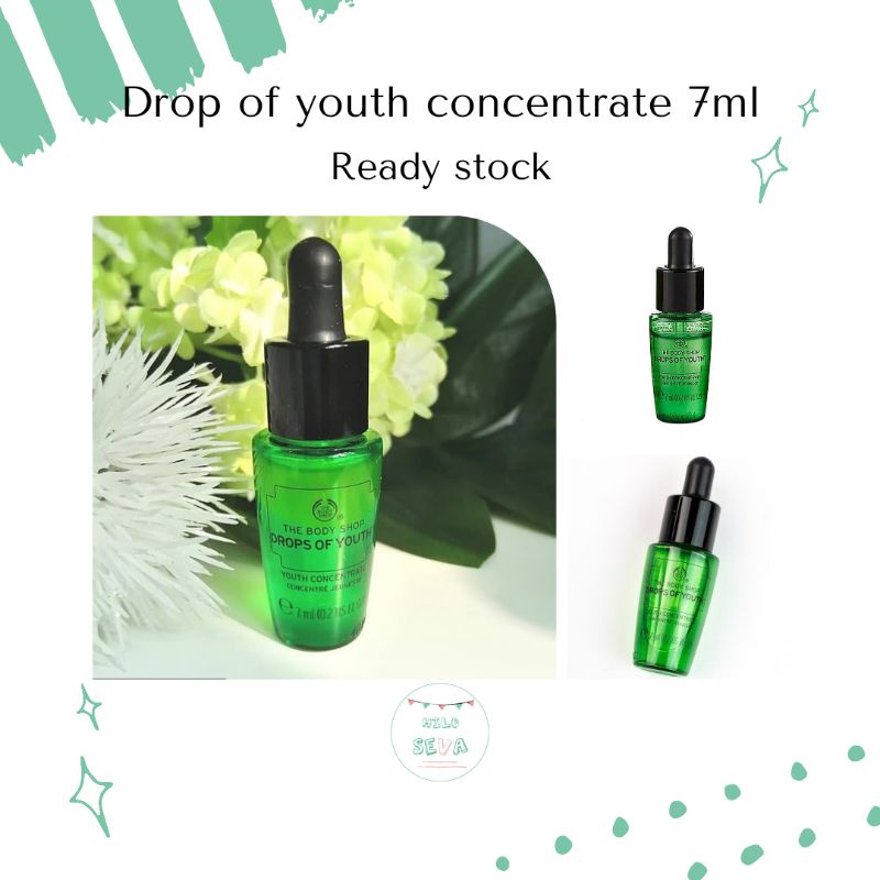THE BODY SHOP DROP OF YOUTH CONCENTRATE 7ML TBS SERUM DOY BODY SHOP MINI PACK DROP OF YOUTH DOY TBS 