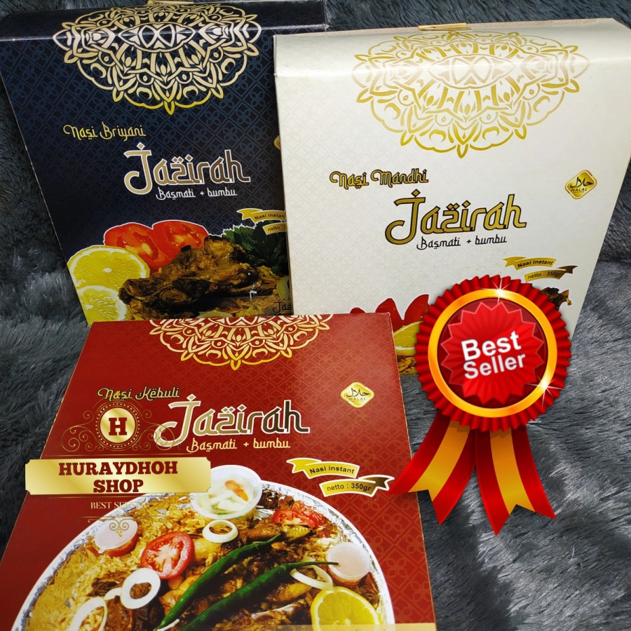 

Beras Basmati Instan Jazirah 350grm Lengkap Dengan Bumbu Dan Rempah