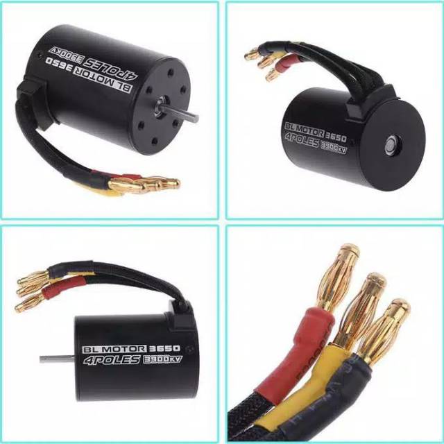 Brushless motor 3650 4 poles 3900 kv
