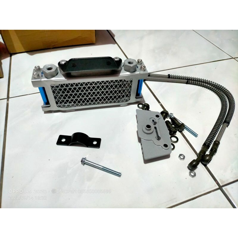 Pengganti Radiator Pendingin Oli Mesin 5 Baris Cooler Radiator Engine Oil Cooler Untuk Motor 125-250