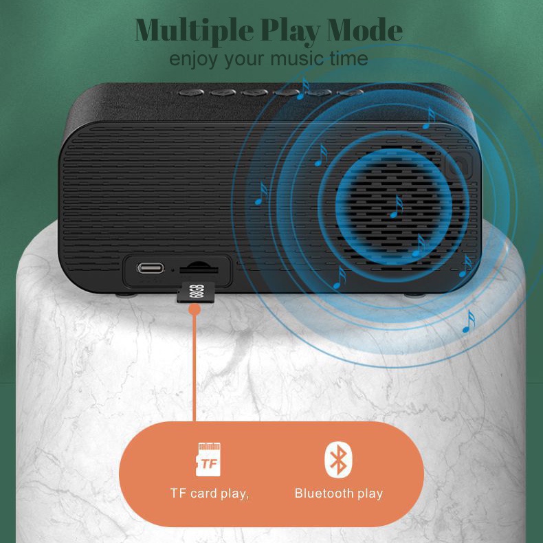 【COD】Jovitech Speaker Jam Led Bluetooth Portable Stereo Original Display Alarm Wireless S16