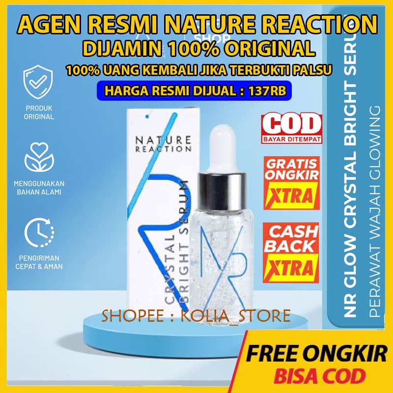 NATURE REACTION CRYSTAL BRIGHT SERUM |NATURE REACTION CRYSTAL SERUM NATURE REACTION SERUM 100% ORI