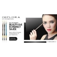 PENSIL ALIS IMPLORA / PENSIL ALIS IMPLORA EYEBROW / IMPLORA PENSIL ALIS IMPLORA COKLAT HITAM SILVER