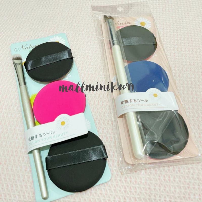 [3PCS]Spon Bedak Cushion Spon Wajah Premium / Makeup Sponge / Facial Sponge