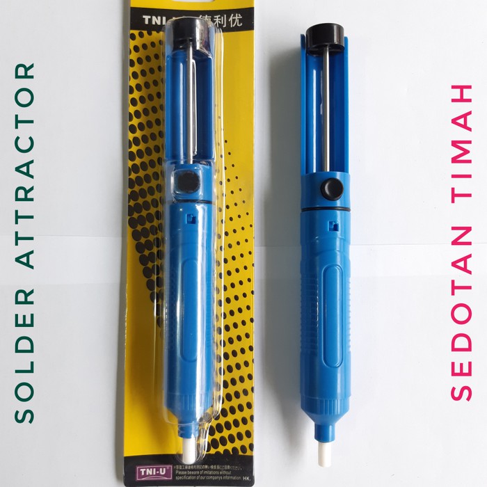 Solder Atractor Penyedot Timah TNI-U Biru attractor sedot timah