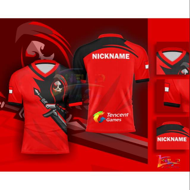 Baju Gaming Jersey Custom Tim Atau Satuan Ganti Logo Dan Nama Shopee Indonesia