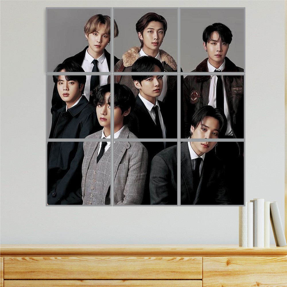 Pajangan Dinding BTS / Hiasan Dinding BTS / Walldecor Aesthetic BTS / Kado Wisuda Kado Pernikahan Ka