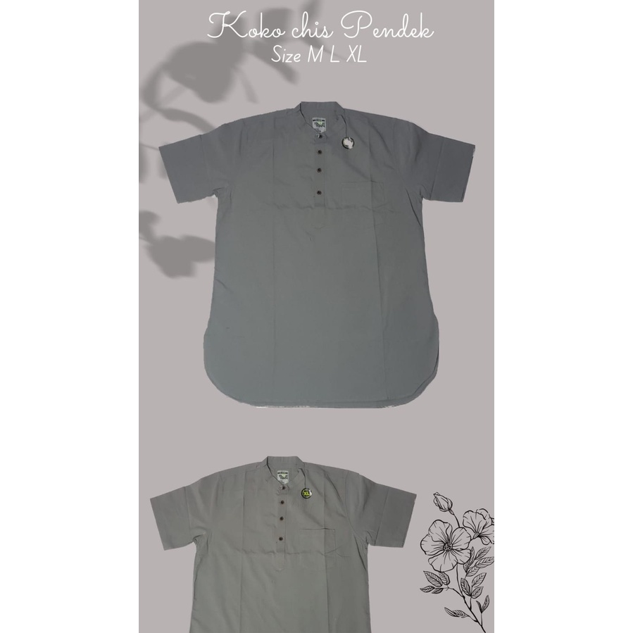 Baju Muslim koko lengan pendek  / Baju Koko model kurta