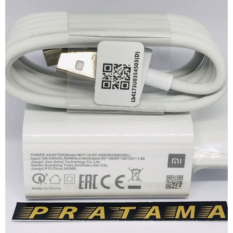 CHARGER HP XIAOMI TYPE C MDY10EF FOR REDMI NOTE 7/ 8/ 8 PRO/ MI8/ MI9/ MI10 CABUTAN ORI