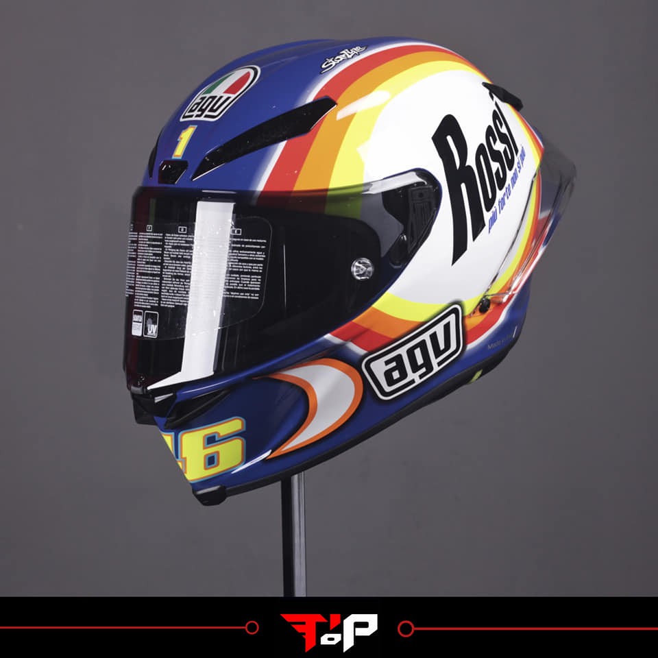 AGV PISTA GP RR ROSSI WINTER TEST 2005 LIMITED EDITION HELM FULL FACE CARBON
