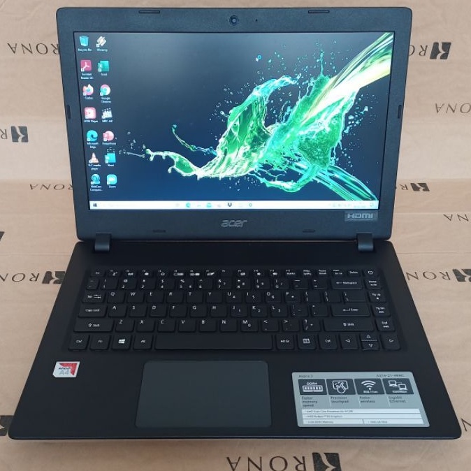 Acer Aspire 3 A314-21-49WC Amd Dual Core A4-9120e 4GB 1TB Black Bekas