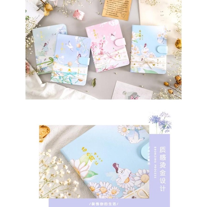 

BUKU TULIS / NOTEBOOK / DIARY PLANNER MOTIF FAIRY HARD COVER TEBAL