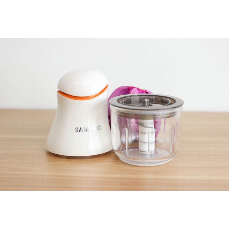 SAMONO Blender Daging Elektrik Portable Multifungsi Meat Glinder Food Processor 200W 0.3L SW099 ORI