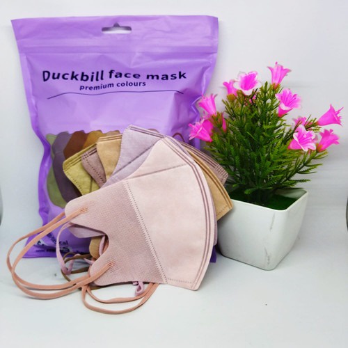 NEW!! Masker Duckbill 3ply Dewasa Warna Warni Isi 50Pcs Warna Random Warna Kalem