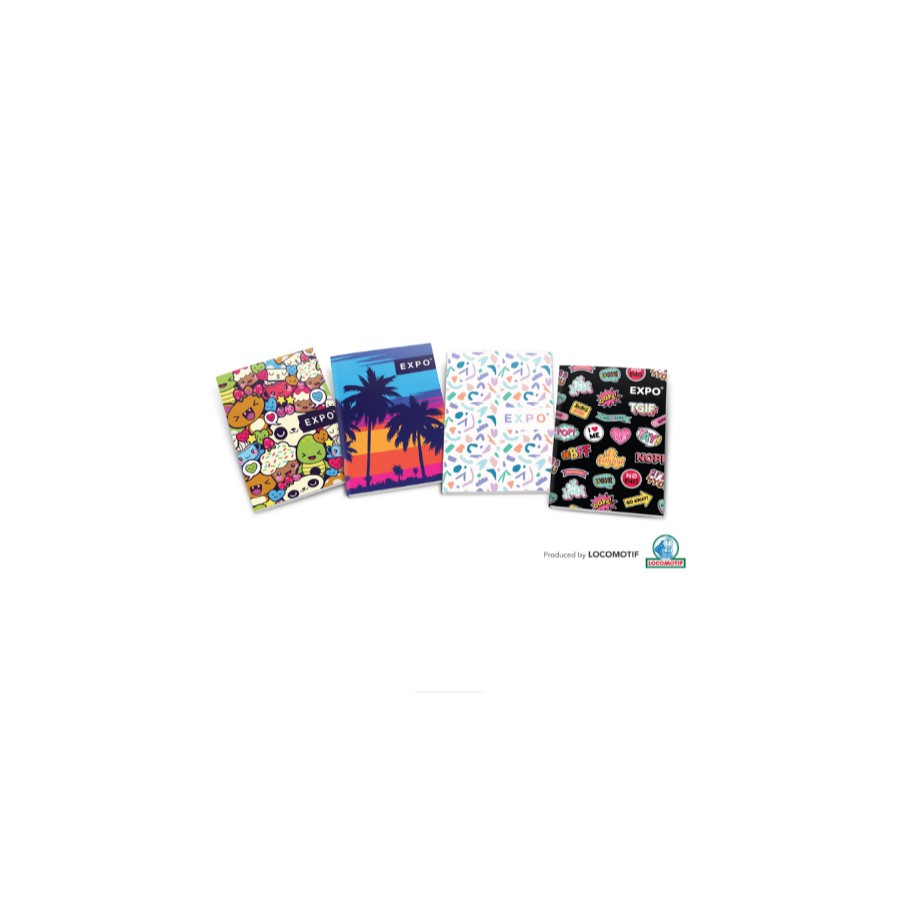 

Paket Buku Tulis isi 10pcs - Buku Tulis Locomotif FANCY 42lembar - Buku Tulis SD SMP SMA Campus