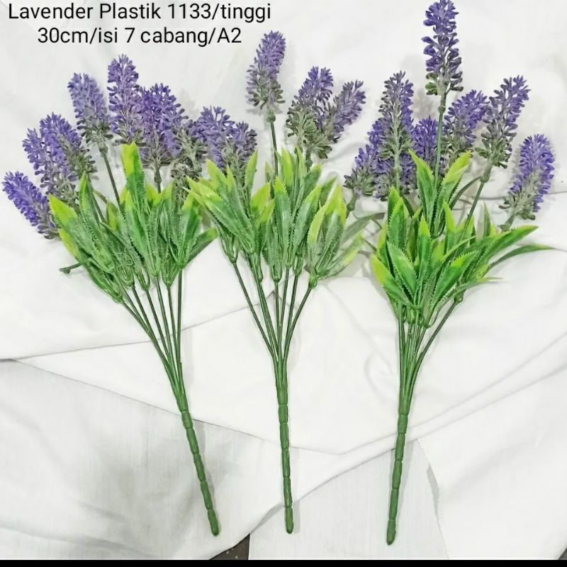 Bunga Lavender Plastik 1133