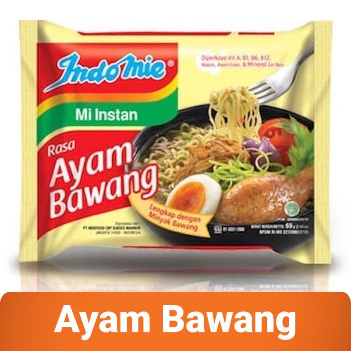 

Indomie Ayam Bawang eceran - Mi Instan Indomi Kuah