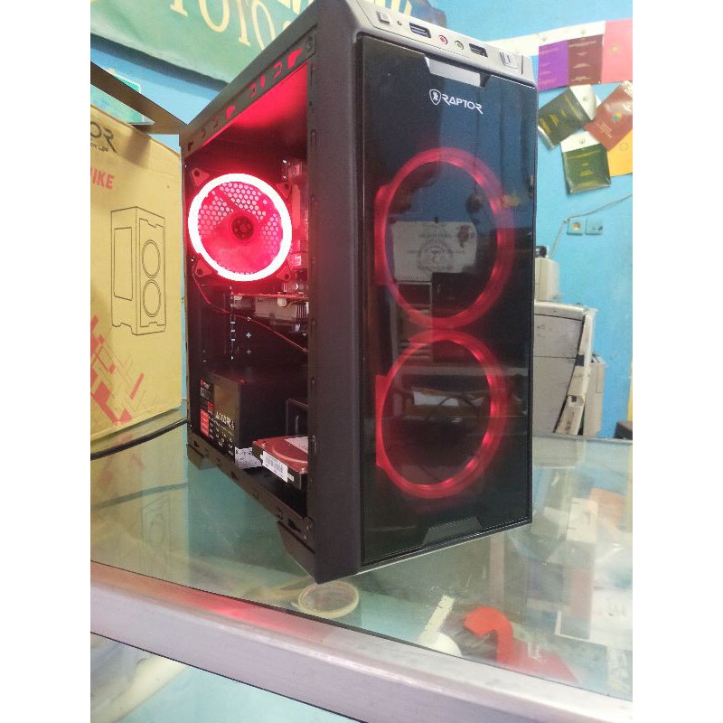 PC GAME/DESAIN CORE I7 RAM 8GB SSD 120GB VGA CARD