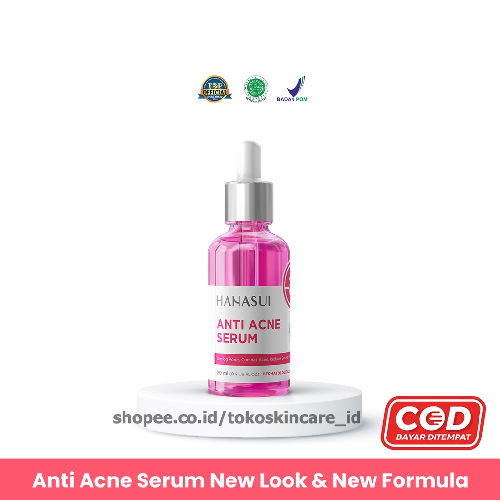 Viral!! Serum Penghilang Jerawat / Ampuh Mengeringkan Jerawat / Serum Anti Acne Mengurangi Peradangan &amp; Kemerahan Pada Kulit Akibat Jerawat / Membuka Pori-Pori Tersumbat / Mengurangi Sebum Minyak Berlebih Mencerahkan Meratakan Warna Kulit Wajah Resmi BPOM