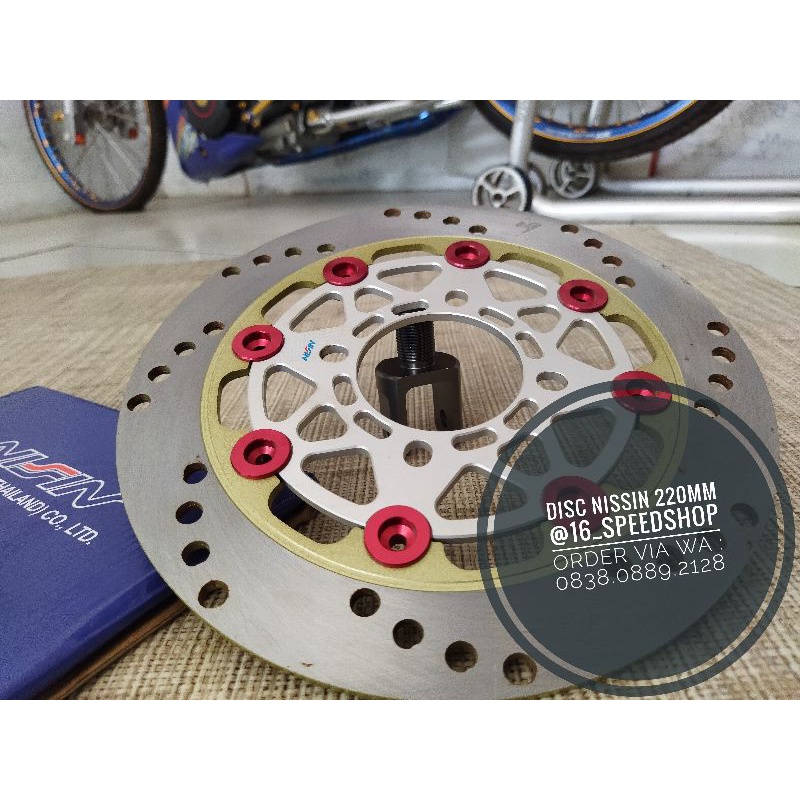 disc piringan cakram nissin 220mm floating 8