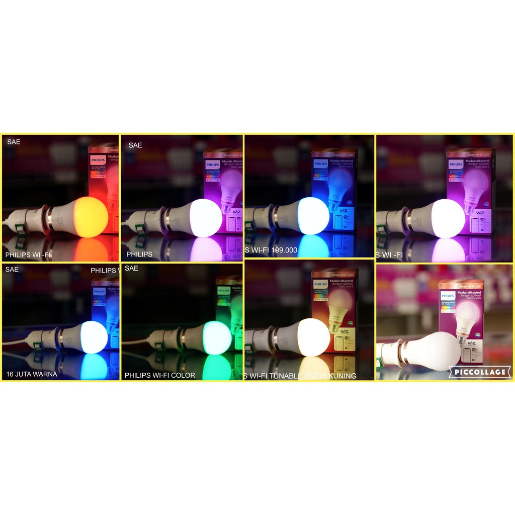 lampu philips smart wifi led color