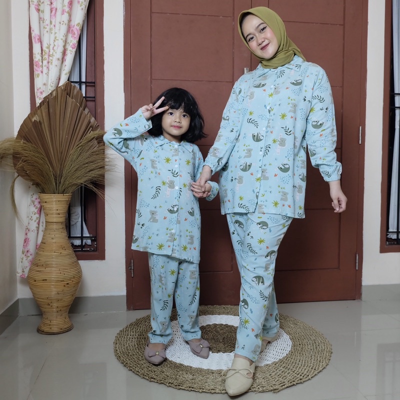 ONESET COUPLE IBU DAN ANAK PAJAMAS COUPLE