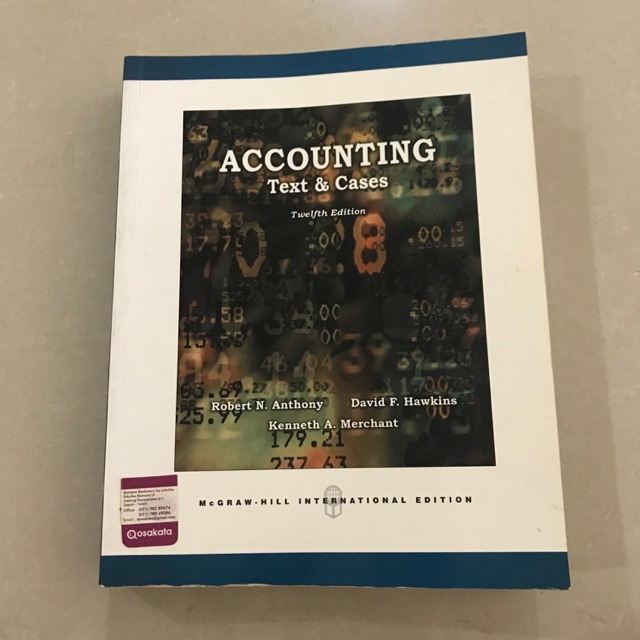 PRELOVED ORI buku Accounting Text & Cases Twelfth Edition