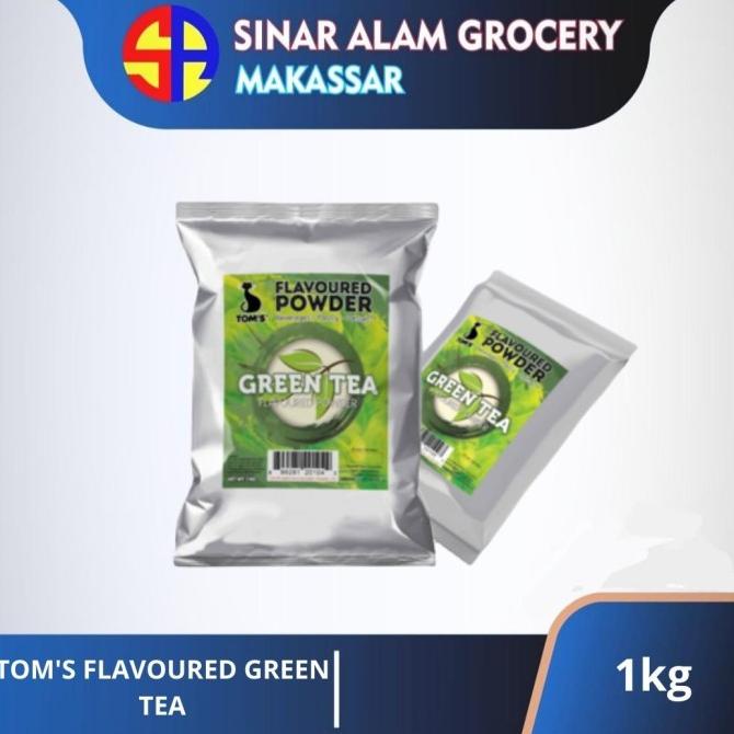 

[COD] TOM'S FLAVOURED POWDER GREEN TEA/BUBUK MINUMAN GREEN TEA 1KG [COD]