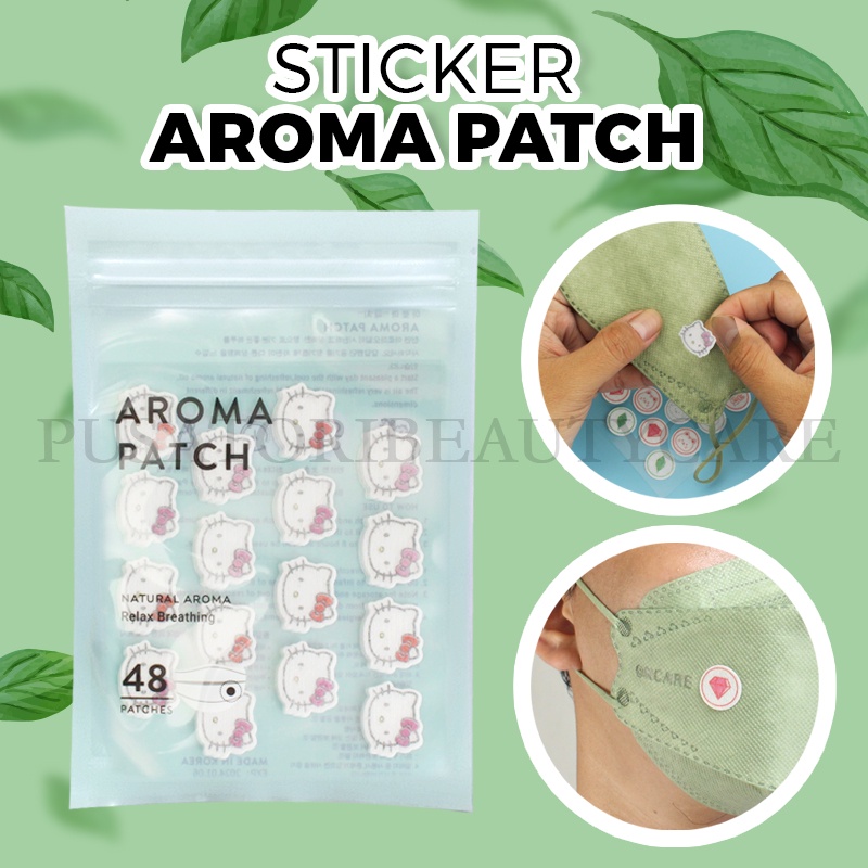 Pewangi Masker Patch Masker Aroma Masker Aroma Therapy Sticker Masker