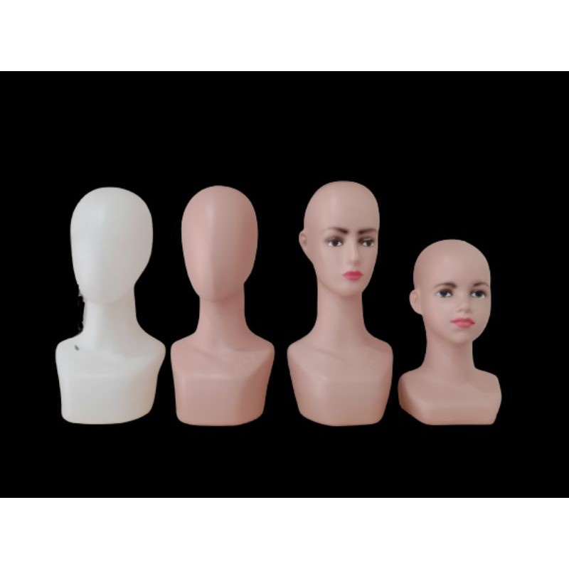 patung manekin kepala anak/dewasa/alien dewasa