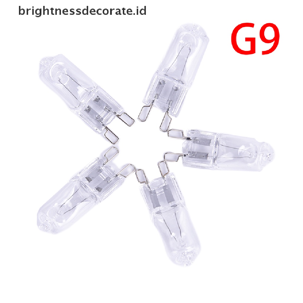 5pcs G9 220v 18w 28w 33w 35w Bohlam Lampu Halogen Led Warna Putih Hangat