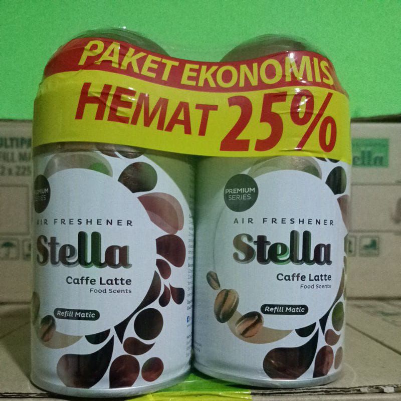 stella matic reffil paket ekonomis (2 x 225 ml)pengharum ruangan