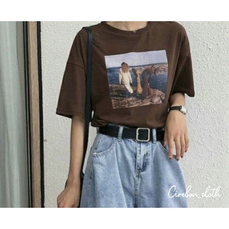 Aesthetic Brown T-shirt