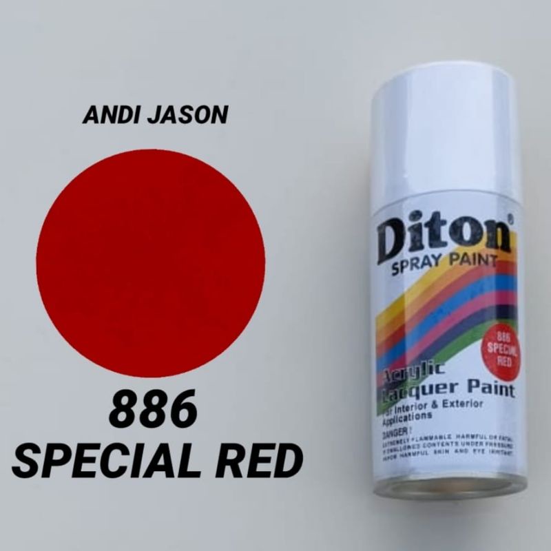 CAT SEMPROT DITON 300CC NO 886 SPECIAL RED