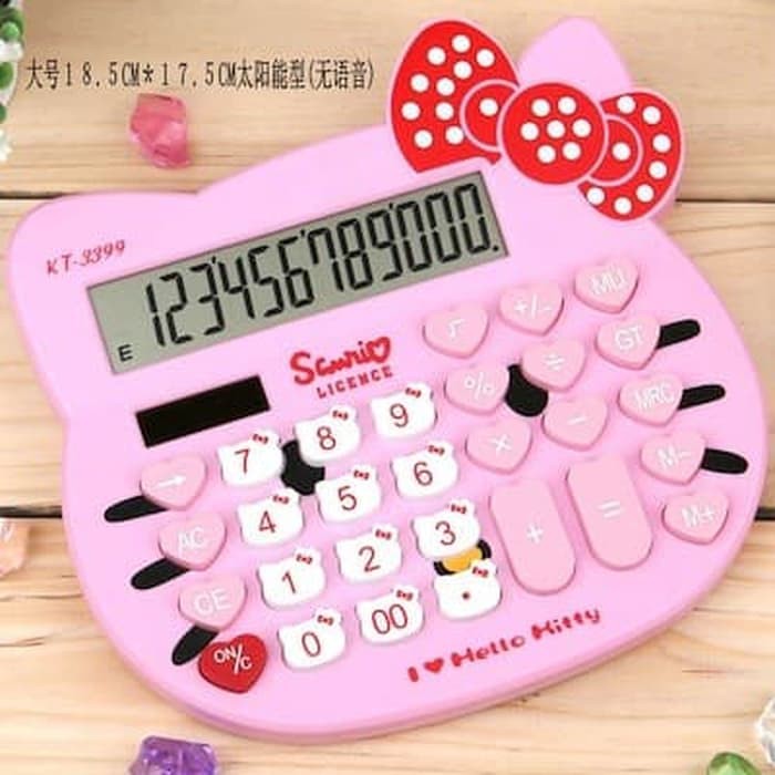 

Kalkulator Hello kitty Kalkulator kartun calculator Hello kitty KT3399