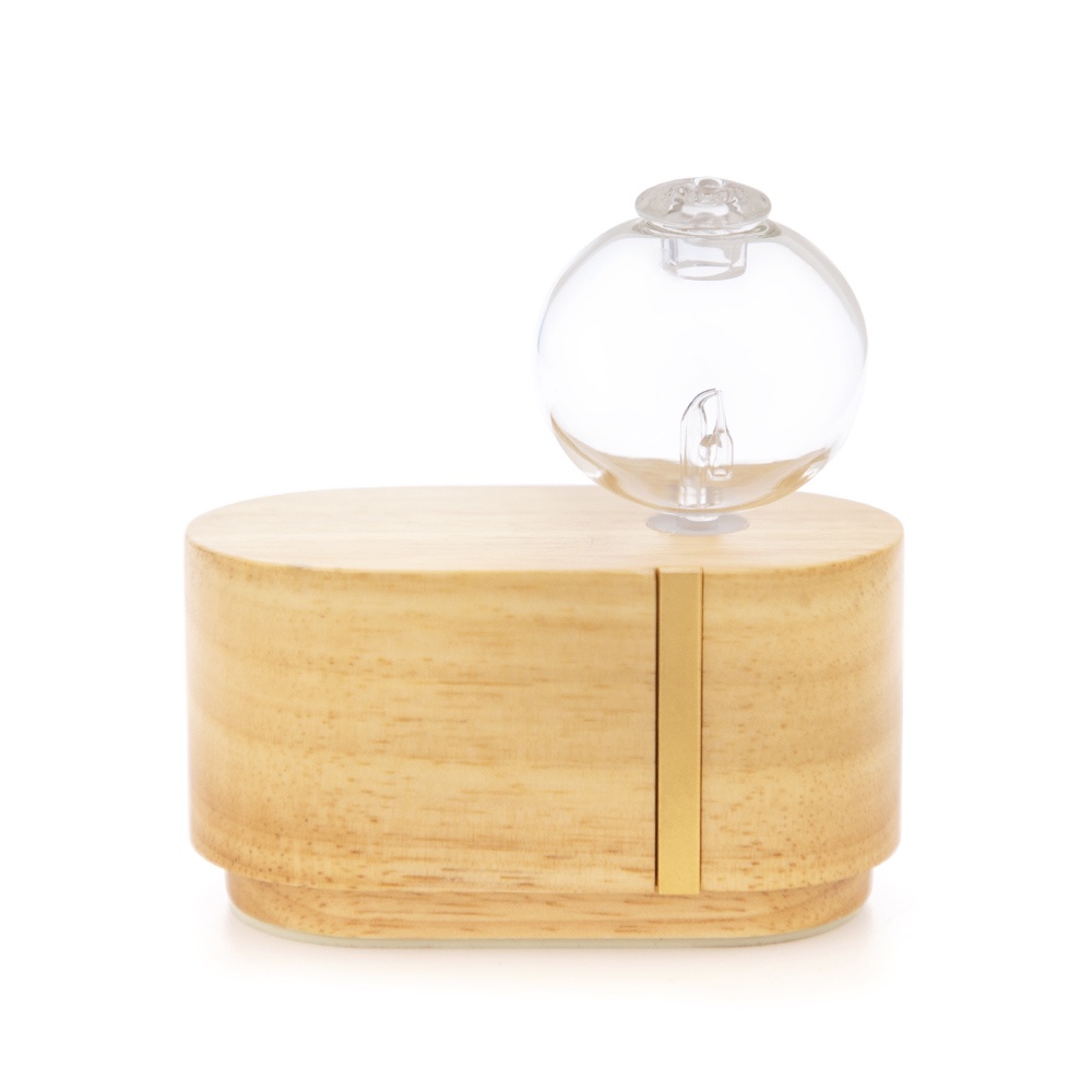 Solid Wooden Portable Glass Waterless Essential Oil Diffuser MTP-AM01 WOODEN WATERLESS DIFFUSER