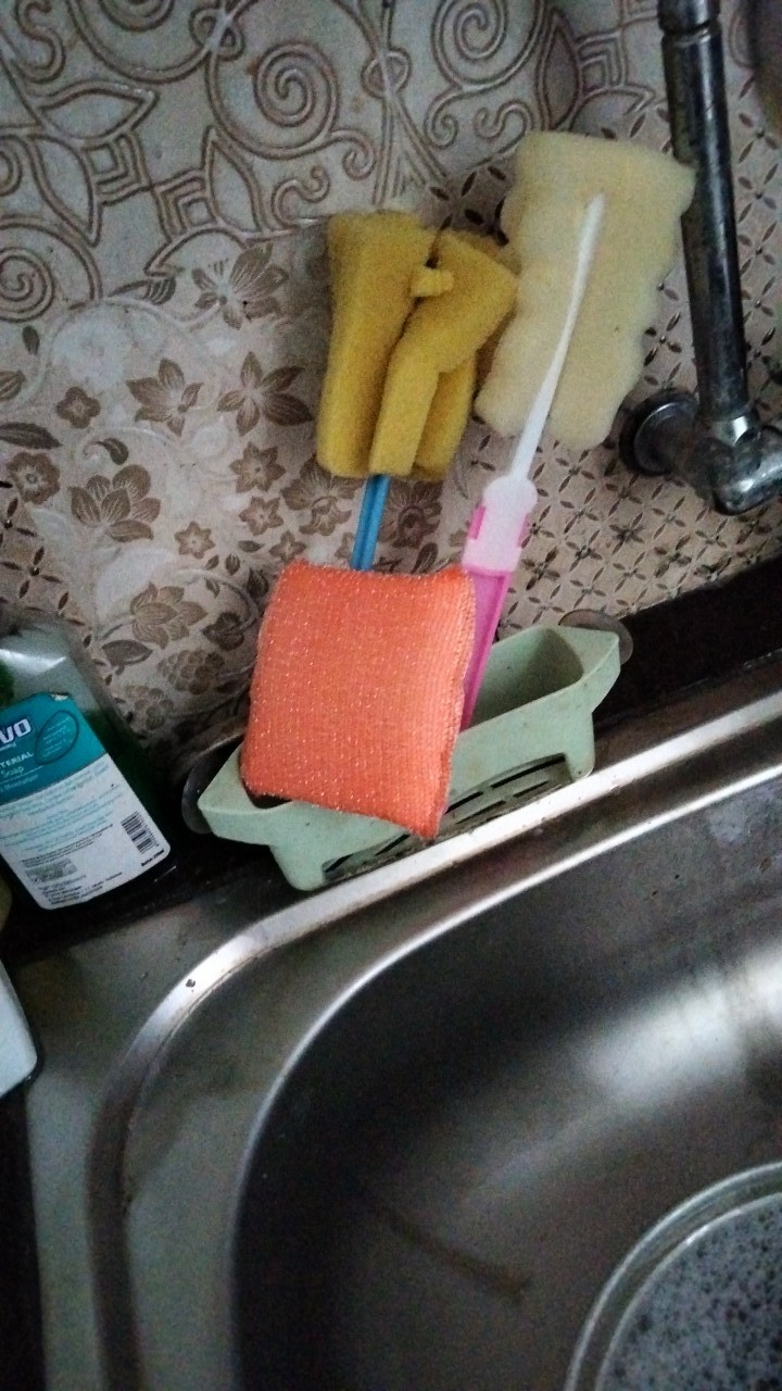 Spon Busa Pelangi Spons Cuci Piring Spon 1 Pcs Warna Warni Busa Cuci Piring Gelas Busa Awet Sponge