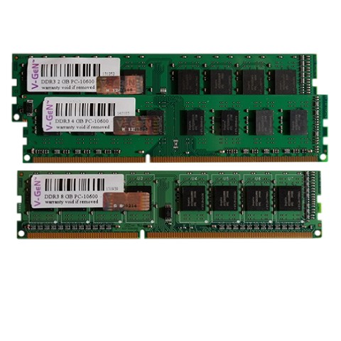 V-Gen DDR3 4GB PC 10600/12800 Longdim
