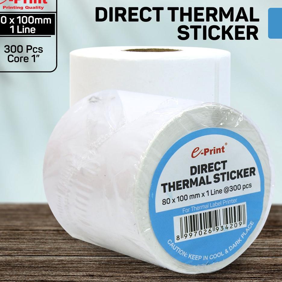 

Terbaru - e-Print Direct Thermal Sticker Label Bare 80 x 100 mm ,.