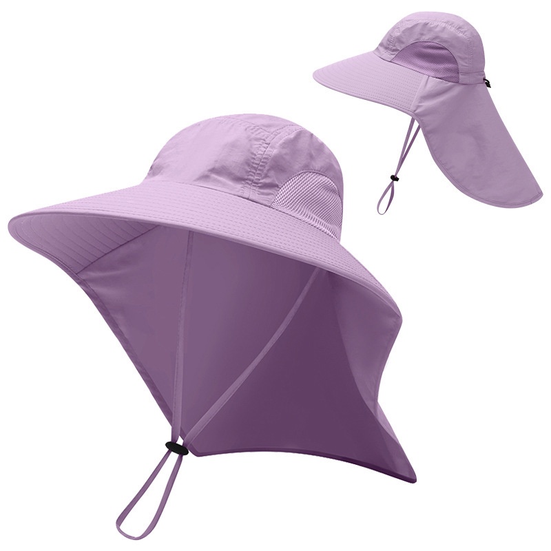 Topi Bucket Pria / Wanita Breathable Cepat Kering Anti Ultraviolet Untuk Outdoor / Musim Panas