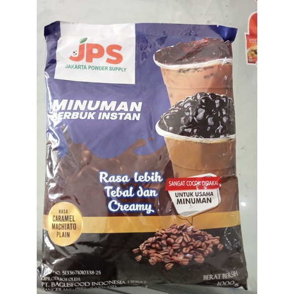 

Minuman Serbuk Instan JPS Caramel Machiato, Vanilla Latte, Tiramisu, Cappucino, Mochacino (PLAIN) 1000g