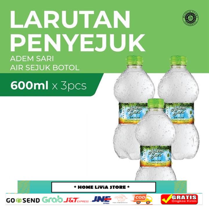 

Adem Sari Air Sejuk 600 ml - 3 Botol