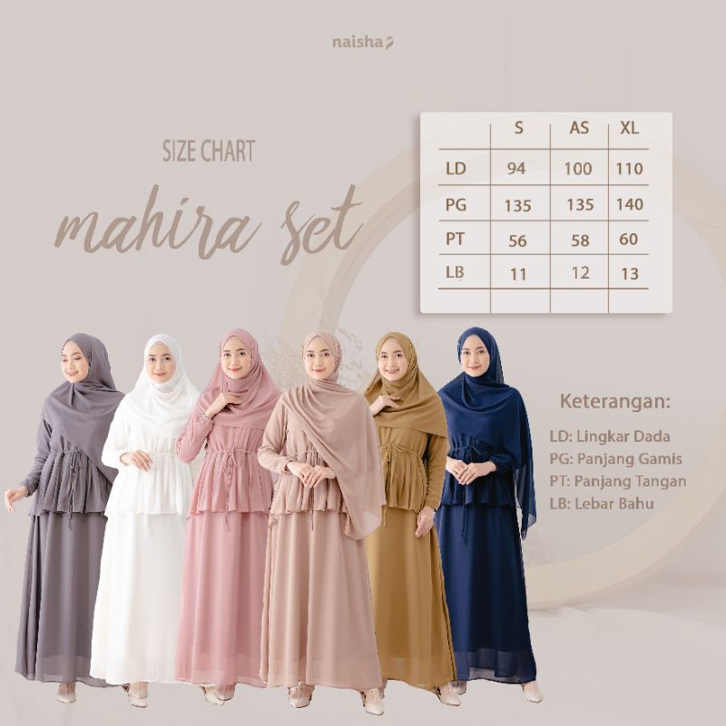 Mahira Set / Dress Busui / Gamis Syar'i