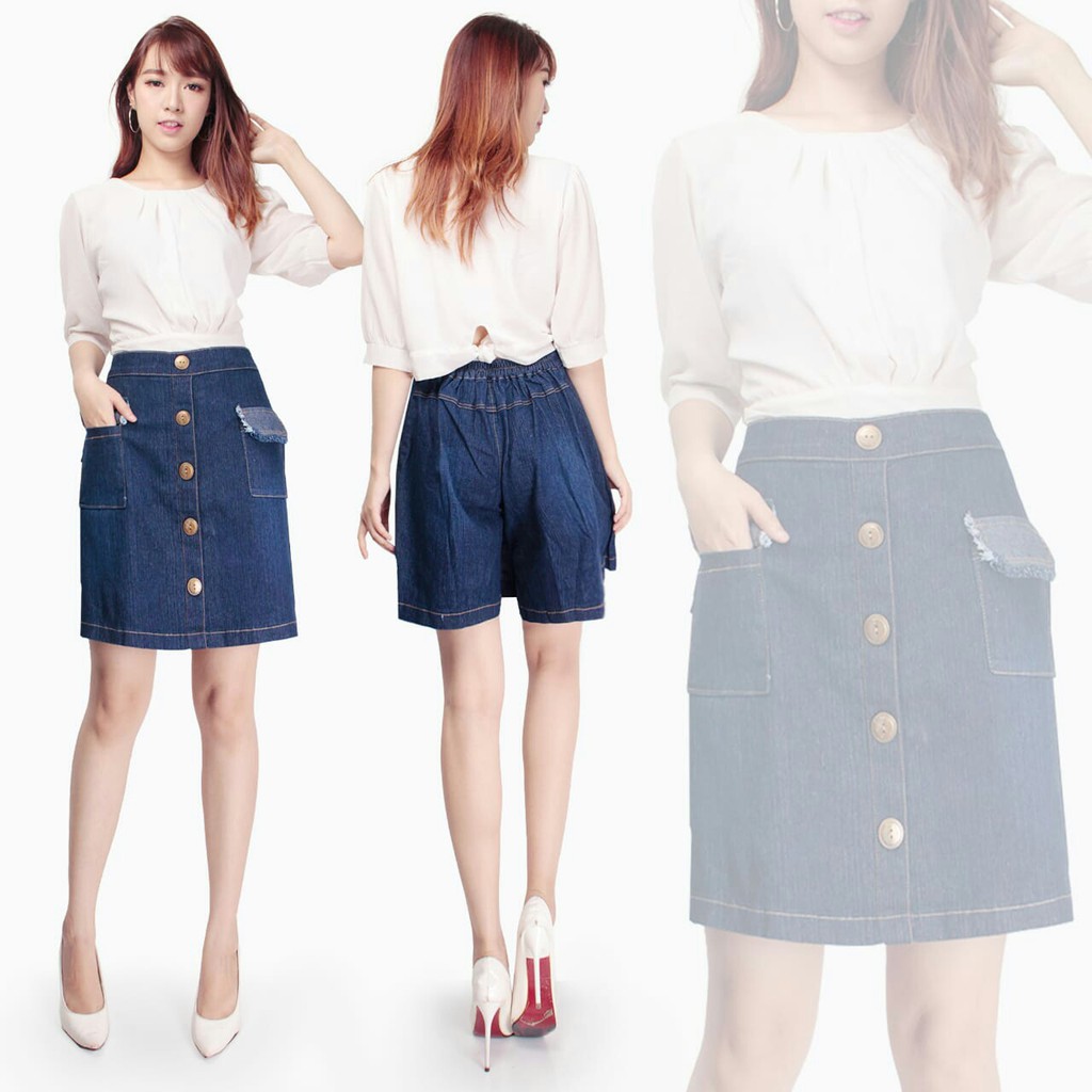 SB Collection Celana Pendek Mingmei Jumbo Hotpants Rok Wanita