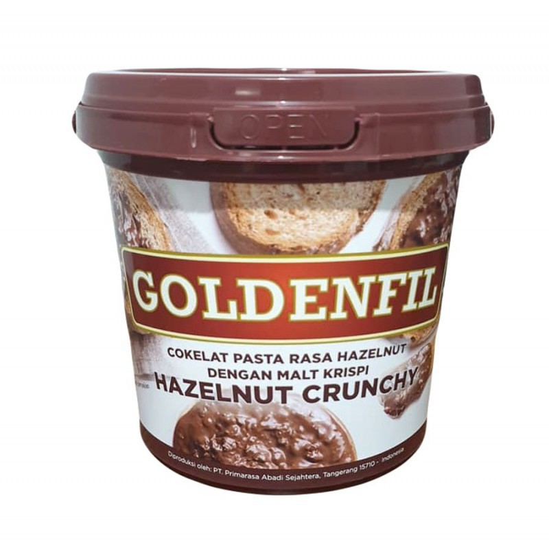 

Goldenfil Hazelnut 1 kg Selai Oles Roti Kue Goldenfill