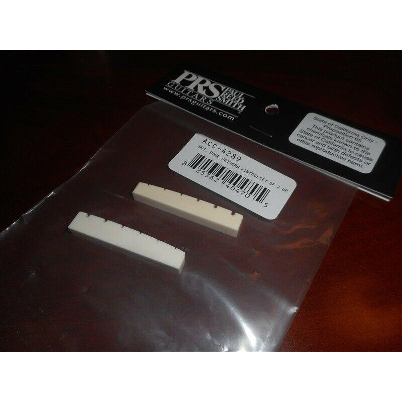 PRS Guitar Bone Nuts (2), Vintage Pattern - ACC-4289