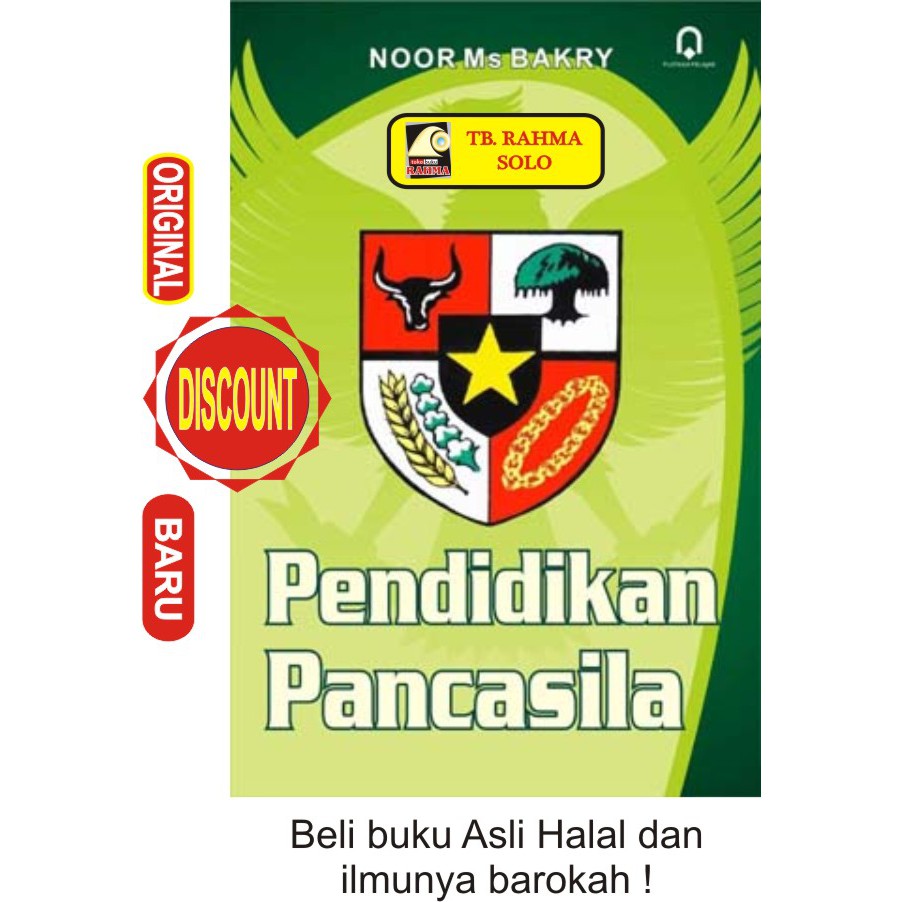 Pendidikan Pancasila Noor Ms Bakry Pustaka Pelajar Buku Original Asli Ori Termurah Terlaris TOKO BUK