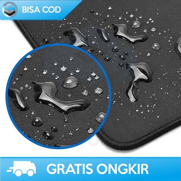 ALAS MOUSE GAMING XL DESK MAT OLEVO LEMBUT WATERPROOF COATING SILICONE