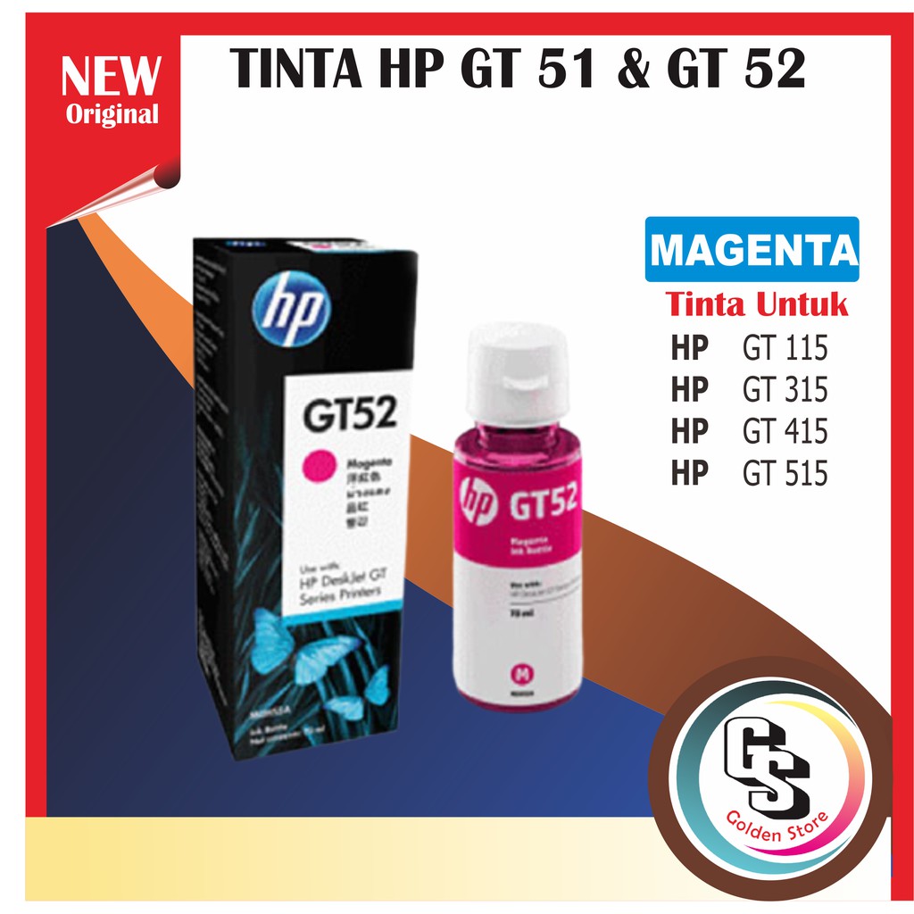 Tinta Printer HP GT-51 GT-52 HP Ink Tank 115 310 315 410 415 319 419 311 316 318 411 412 415 416 418 PREMIUM (COMPATIBLE)