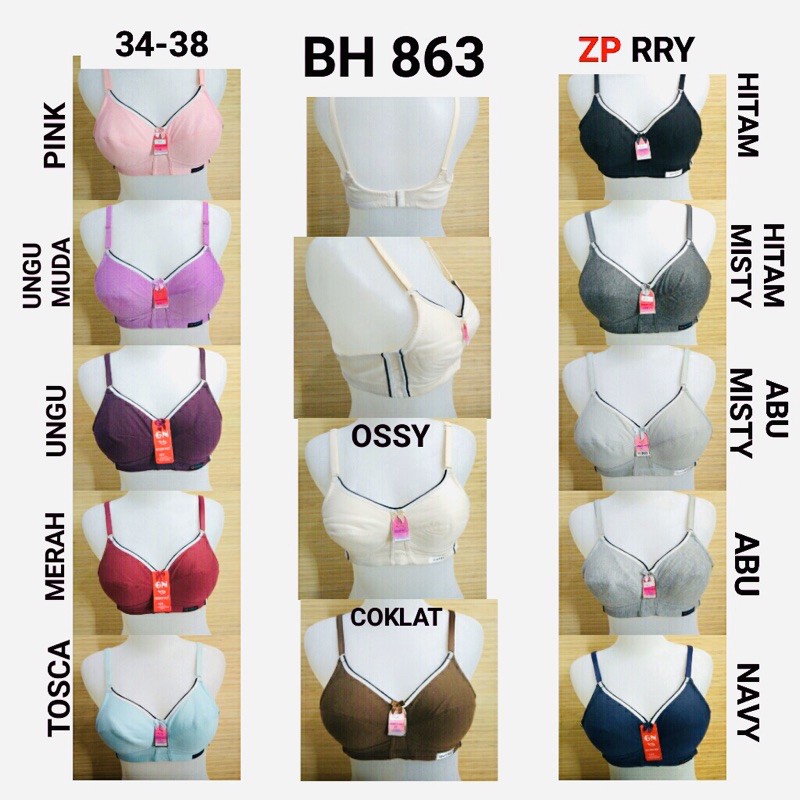 BH / Bra GOLDEN NICK 863 Tanpa Kawat Dan Busa Tipis